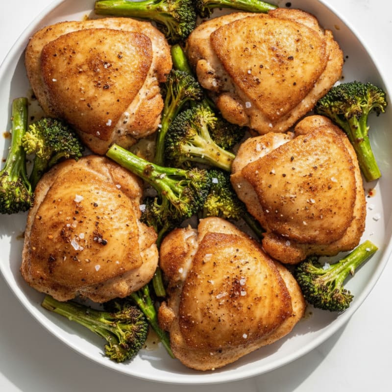 Air-Fried Boneless Chicken Thighs