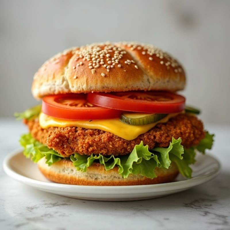 Crispy Air-Fried Chicken Sandwich