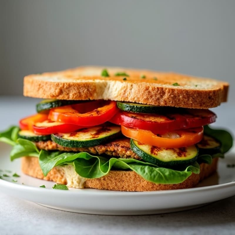 Hearty Grilled Veggie Sandwich