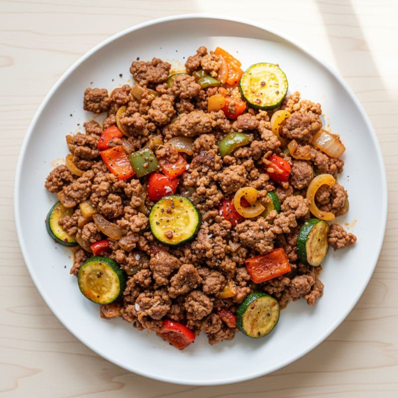 Smoky Beef and Vegetable Skillet