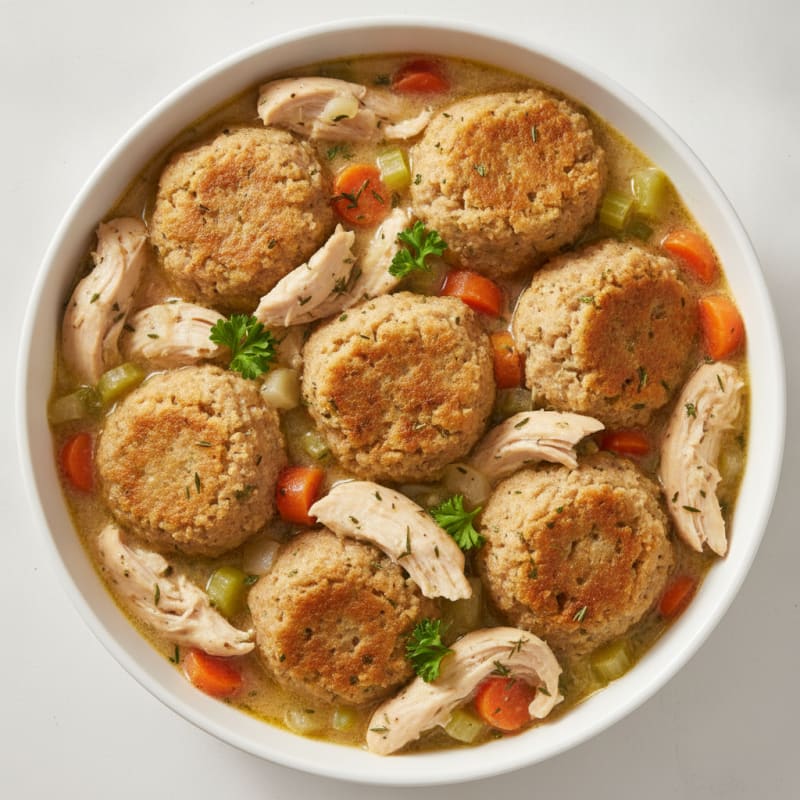 Homestyle Chicken and Herb Dumplings