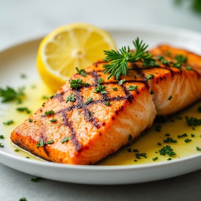 Lemon Herb Grilled Salmon