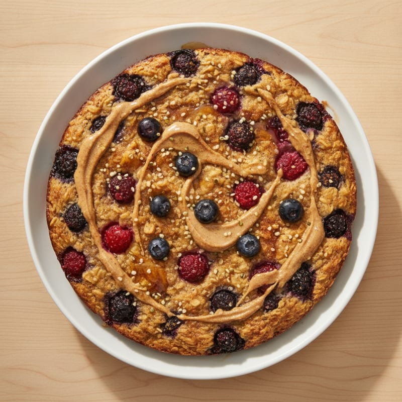 Maple Berry Oatmeal Bake