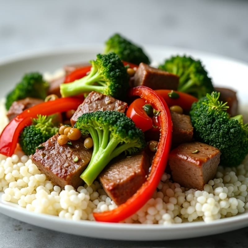 Garlic Ginger Beef and Broccoli Stir-Fry