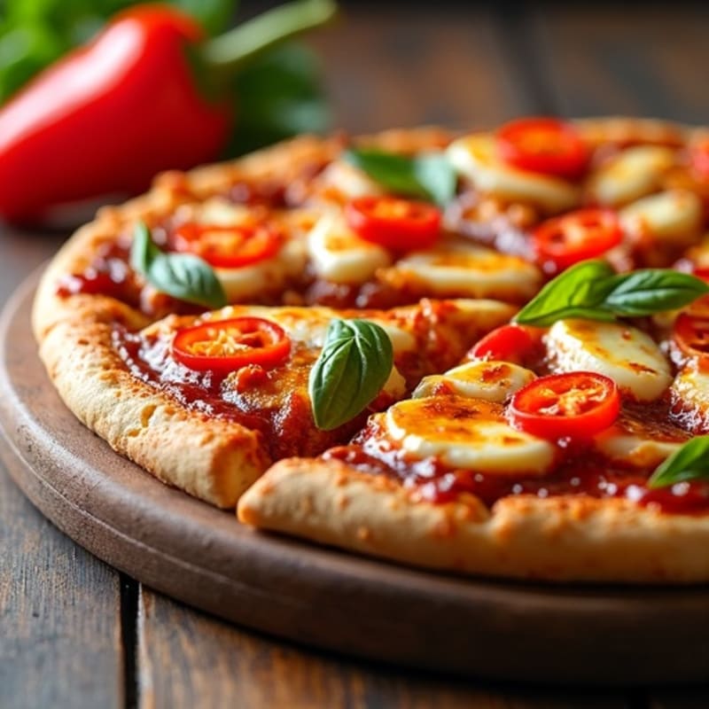 High-Protein BBQ Chicken Pizza