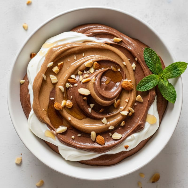 Silky Chocolate Protein Pudding with Greek Yogurt
