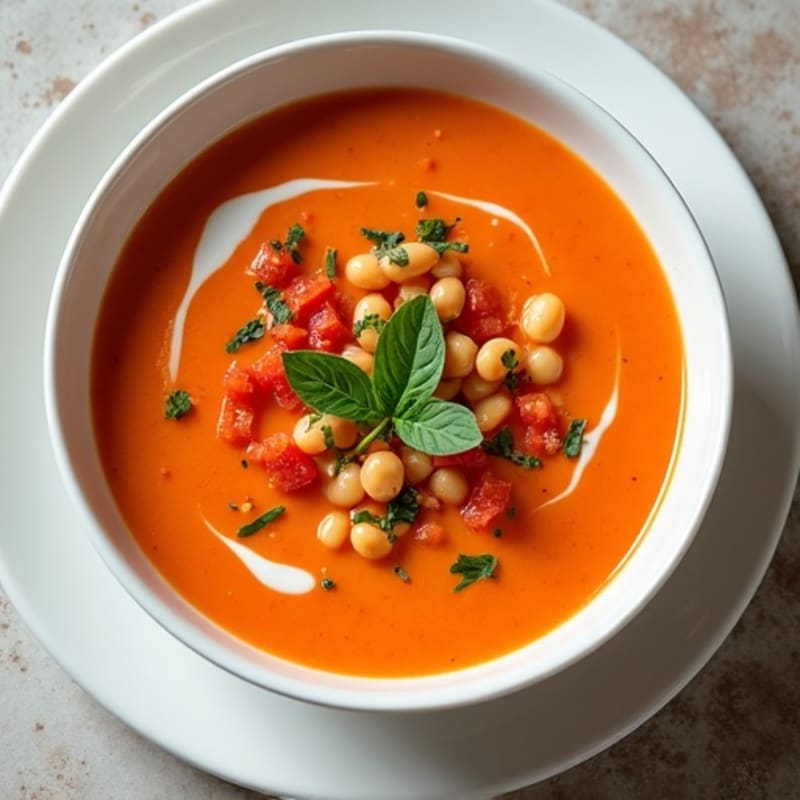 Creamy Fresh Tomato Basil Soup