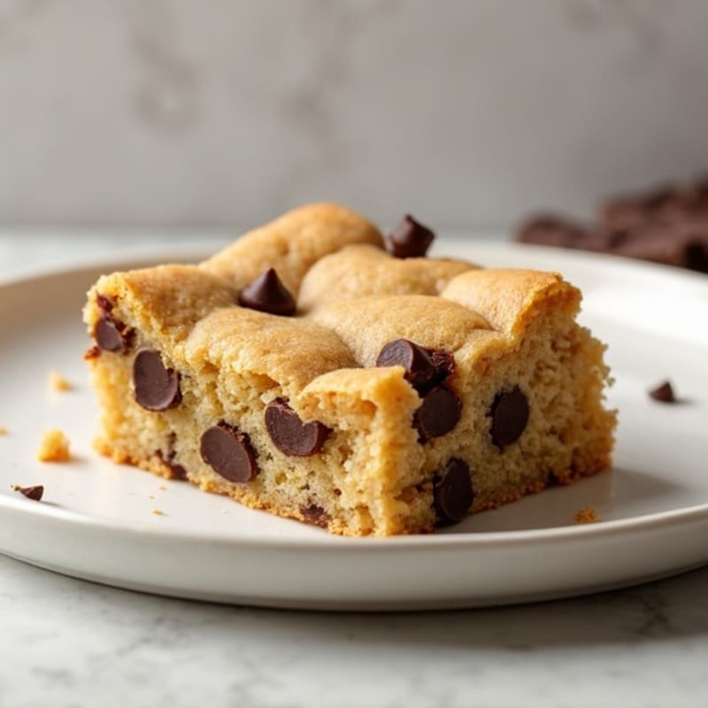 Protein-Packed Almond Flour Chocolate Chip Cookie Cake