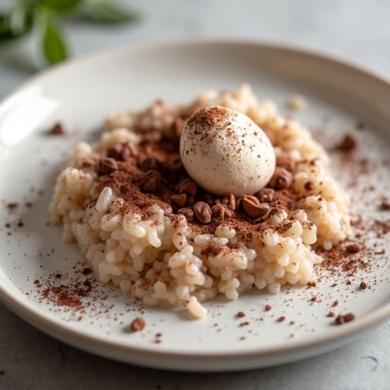 Silky Chocolate Protein Rice Pudding with Tofu
