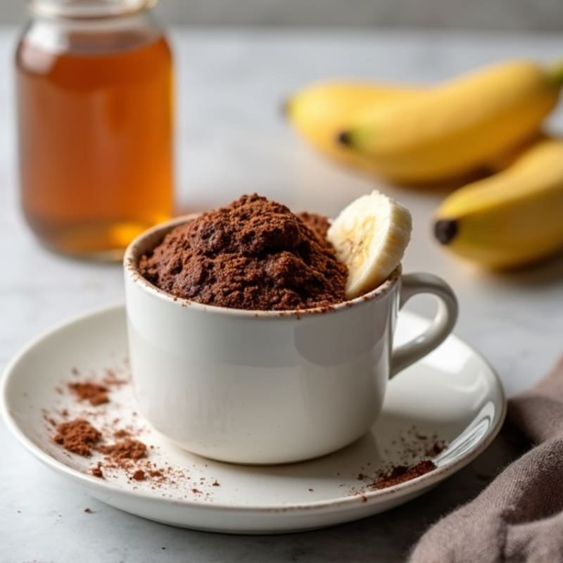Healthy Chocolate Protein Mug Cake