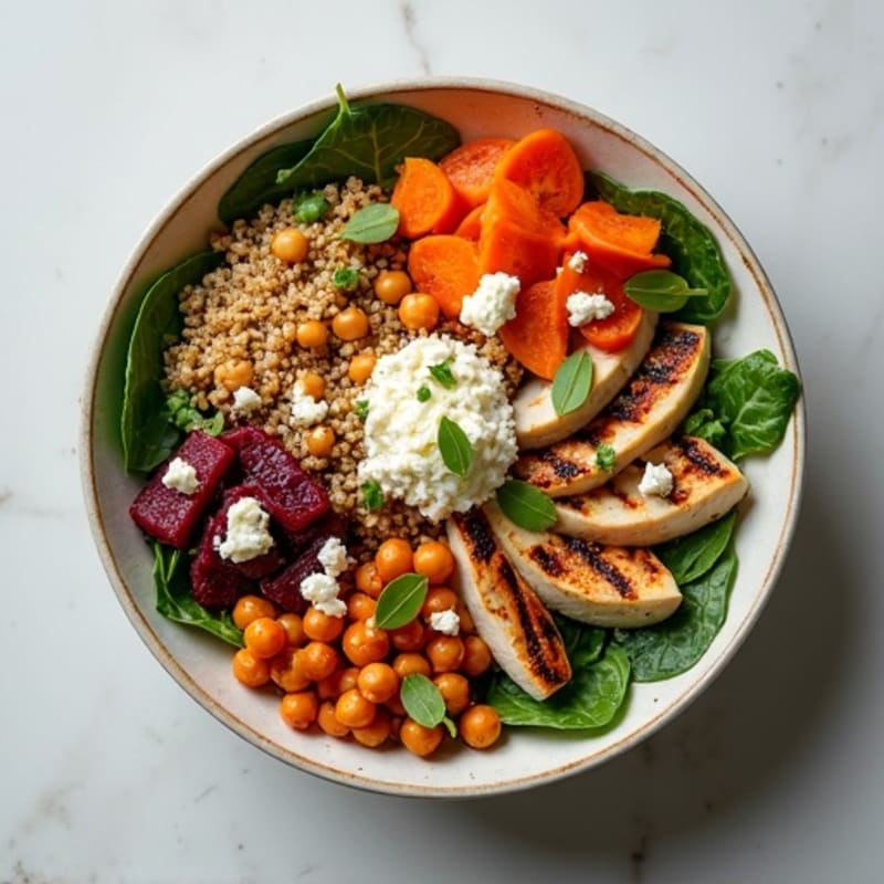 Roasted Root Vegetable and Quinoa Power Bowl