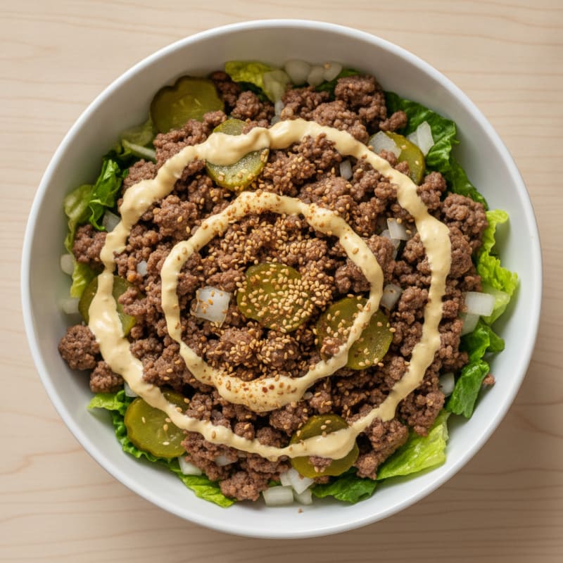 Big Mac Protein Bowl