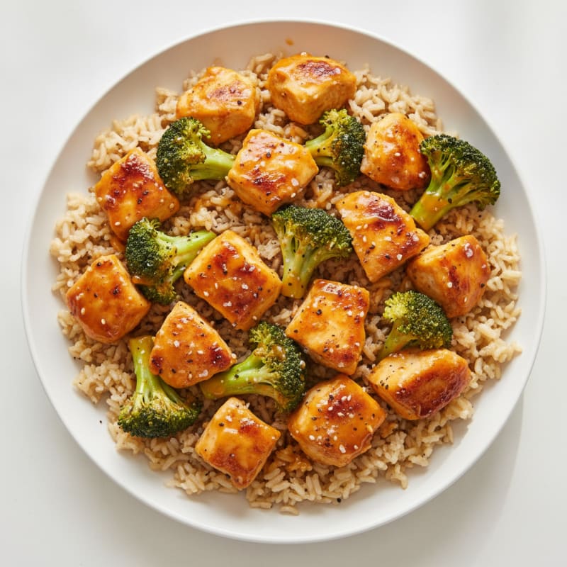 Baked Orange Chicken with Broccoli