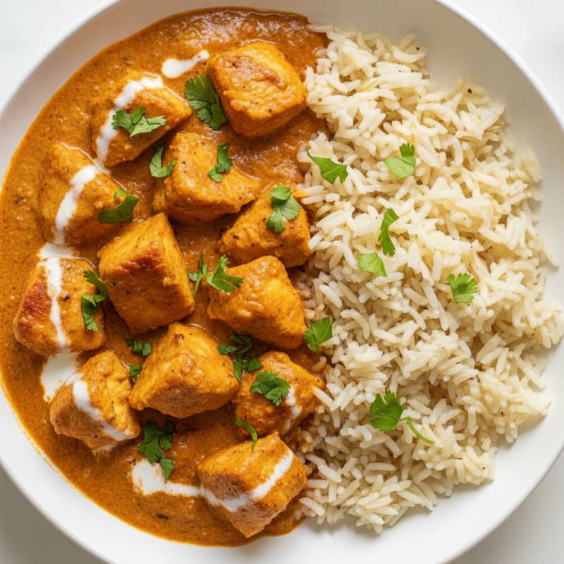 Chicken Tikka Masala with Basmati Rice