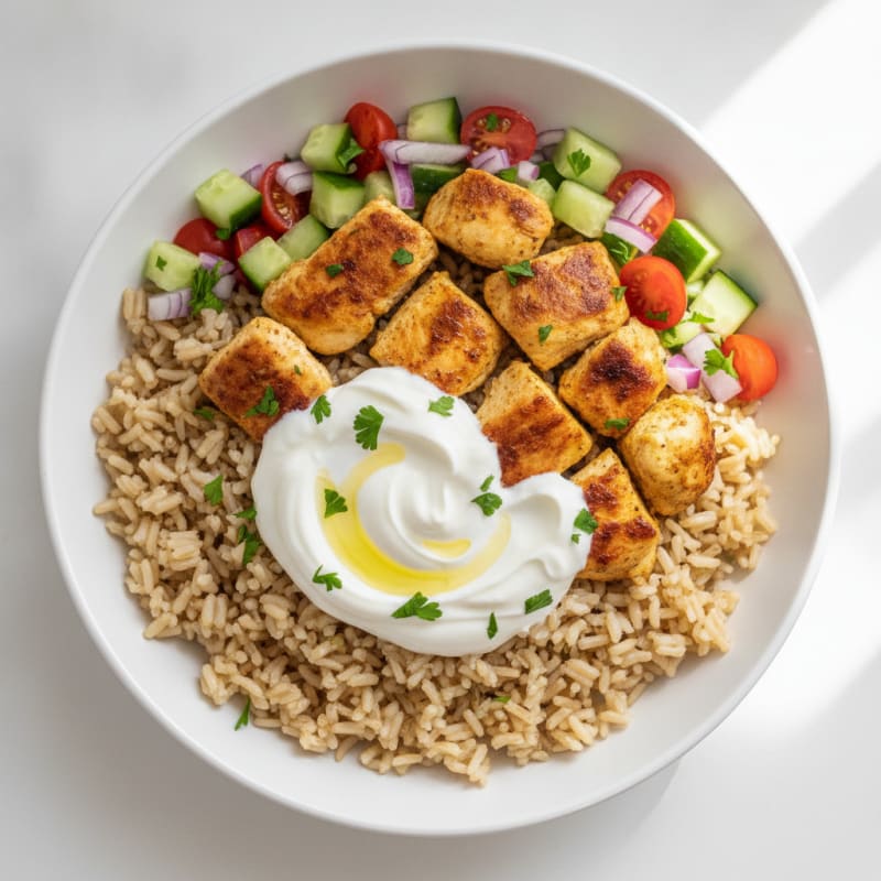 Chicken Shawarma Rice Bowl