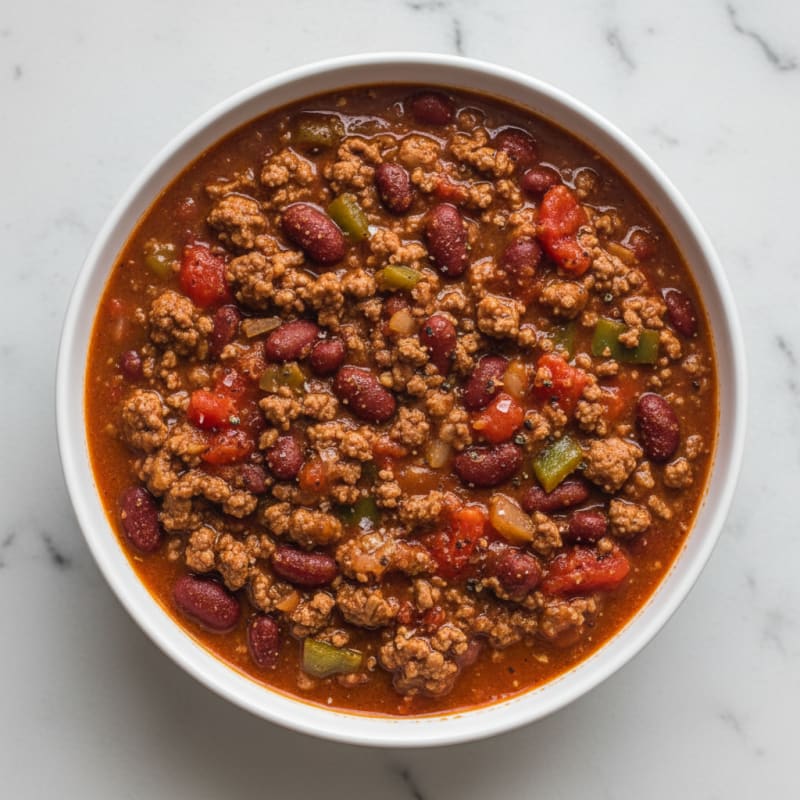 Hearty Slow Cooker Beef Chili