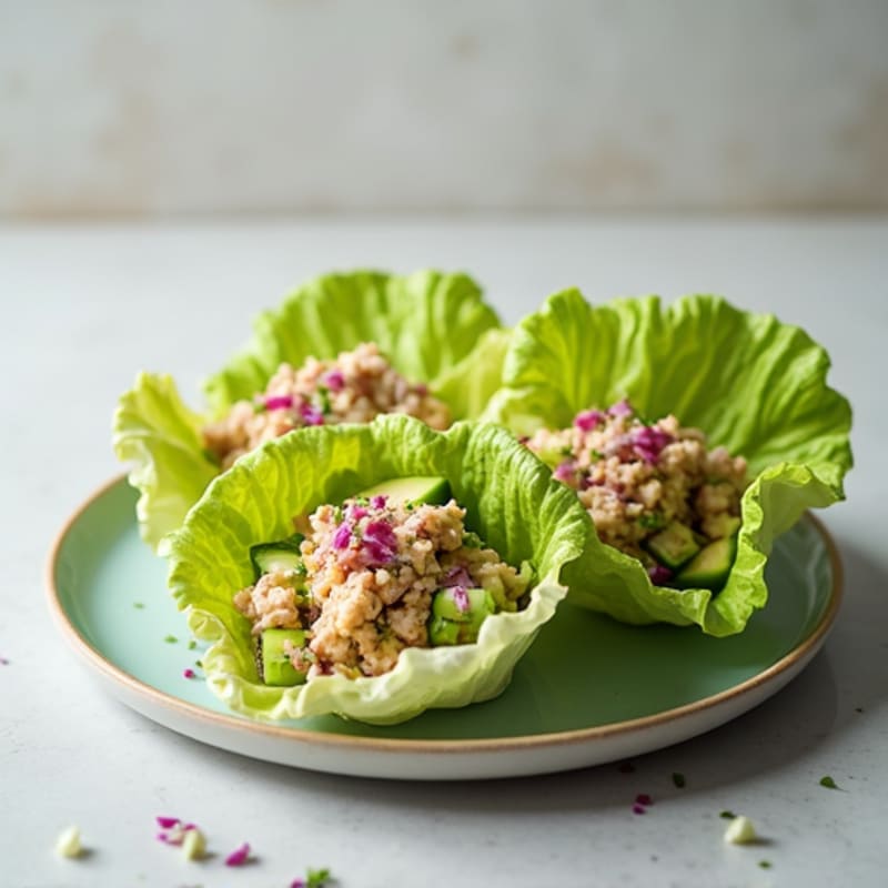 Tuna Salad Lettuce Wraps