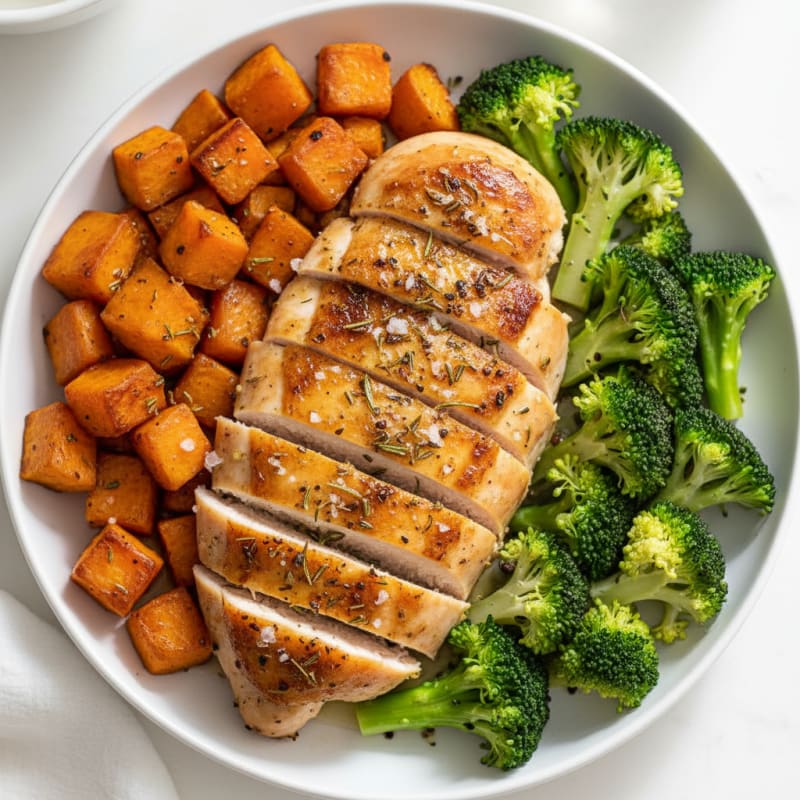 Tender Herb-Roasted Rotisserie Chicken Dinner