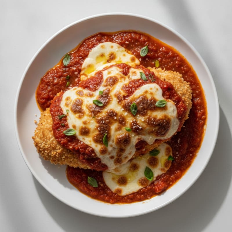 Crispy Baked Chicken Parmesan