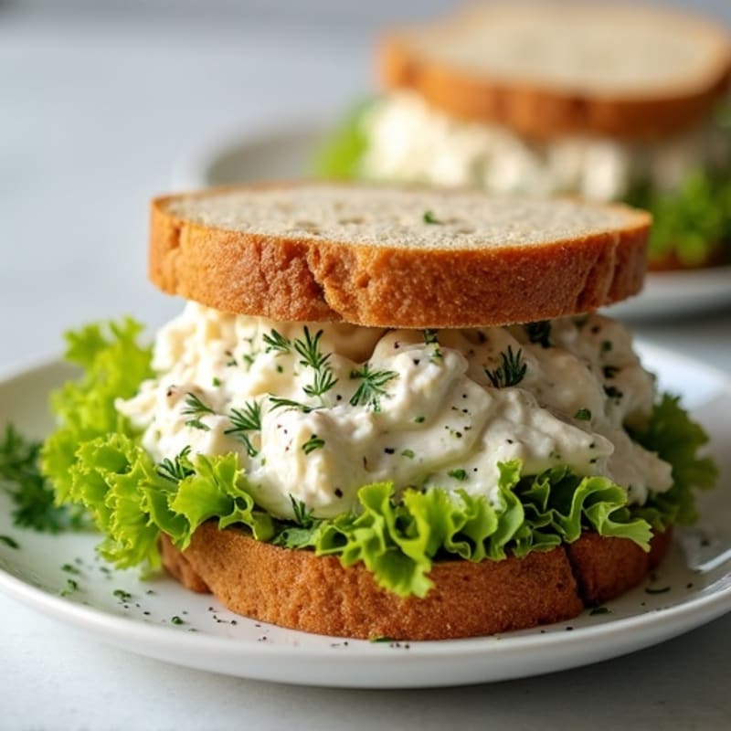 Creamy Herb Chicken Salad Sandwich