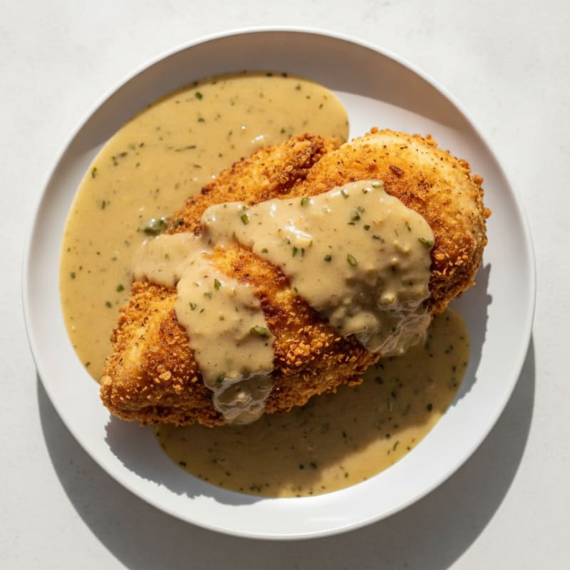 Buttermilk Fried Chicken with Creamy Gravy