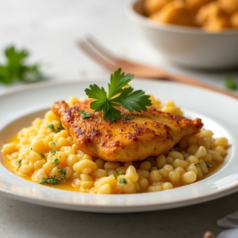 Creamy Coconut Butter Chicken with Warm Indian Spices