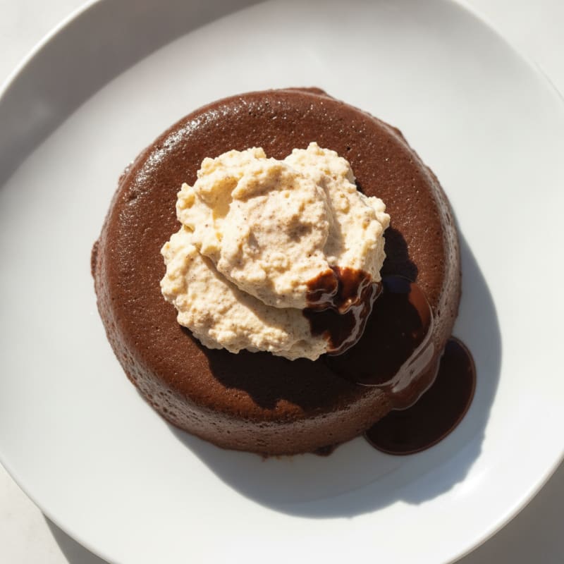 Silky Protein Chocolate Pudding with Cottage Cheese
