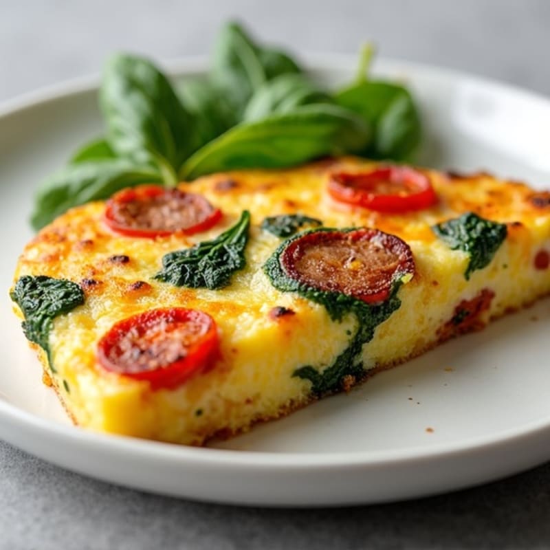 Fluffy Egg and Roasted Vegetable Frittata