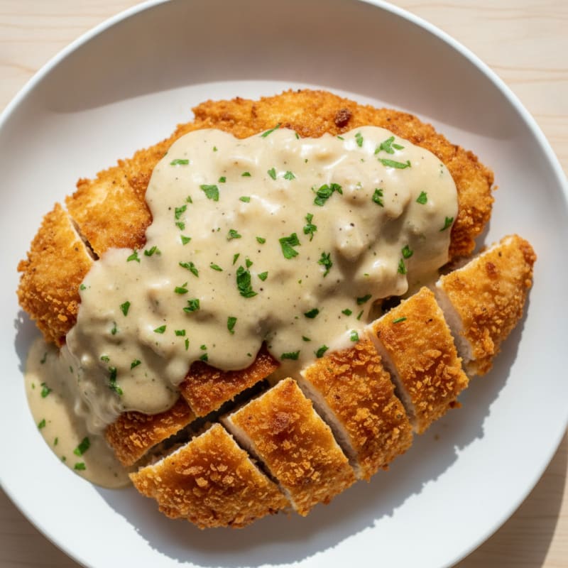 Buttermilk Fried Chicken with Creamy Gravy