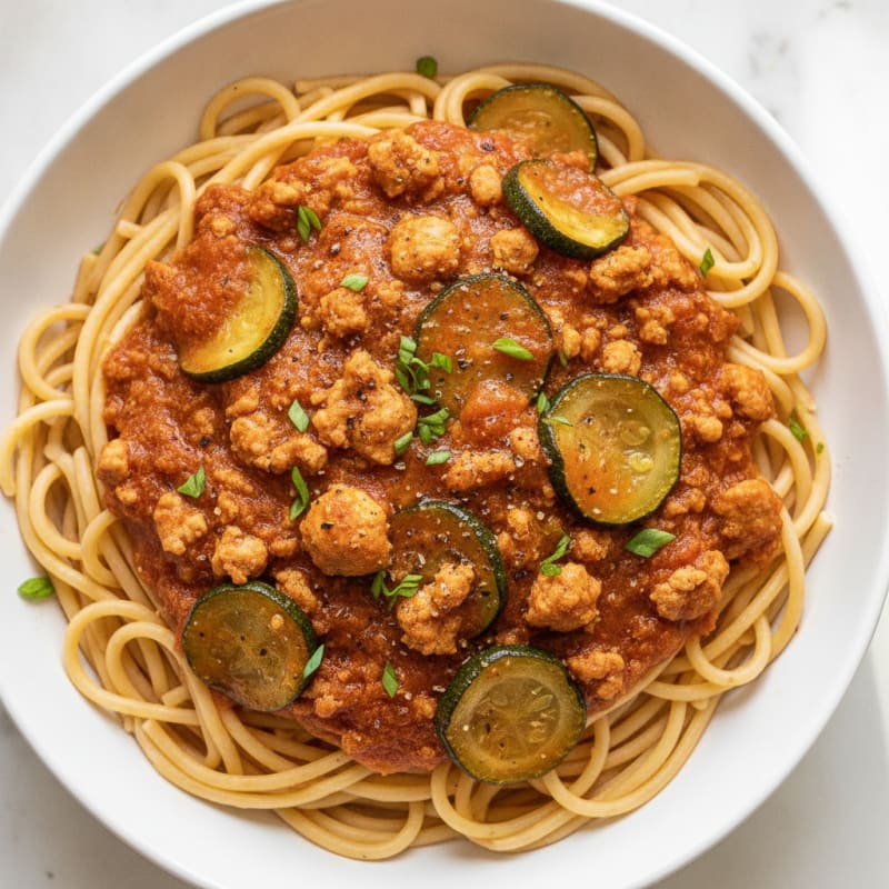 Classic Spaghetti with Rich Marinara