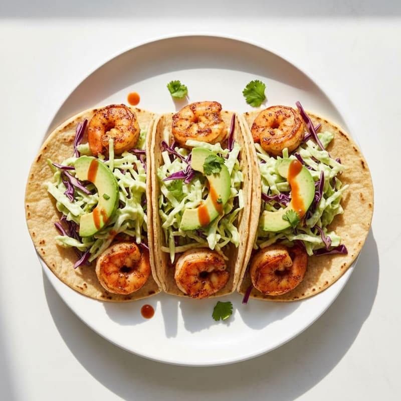 Smoky Chili-Lime Shrimp Tacos