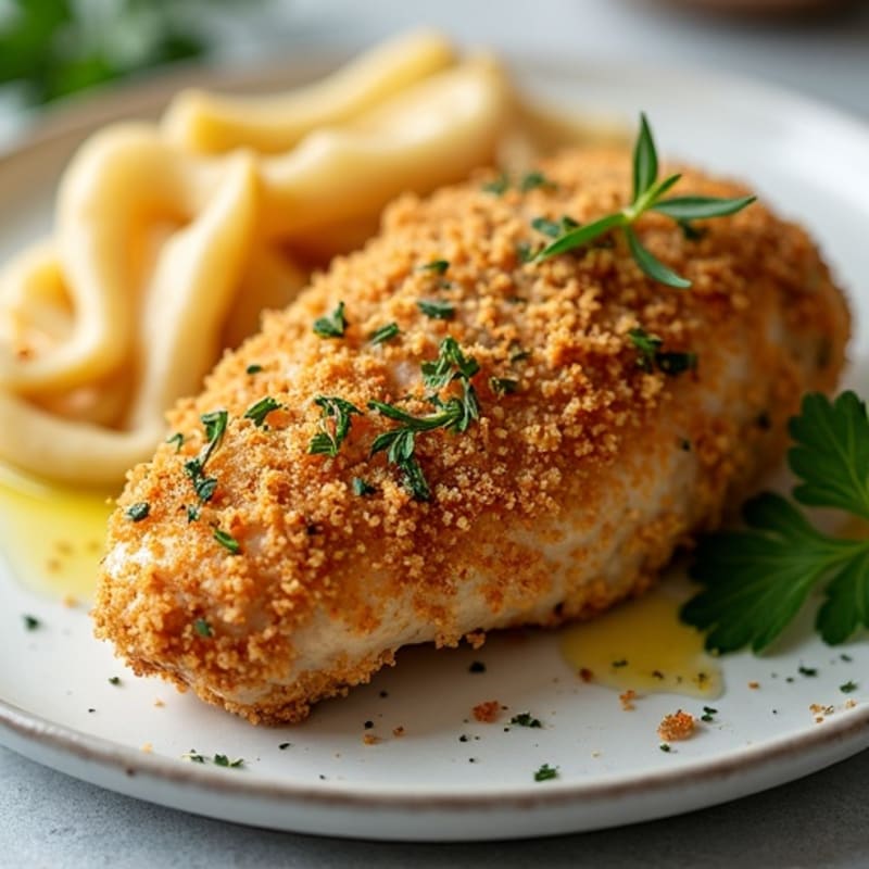 Crispy Baked Buttermilk Chicken with Herbs