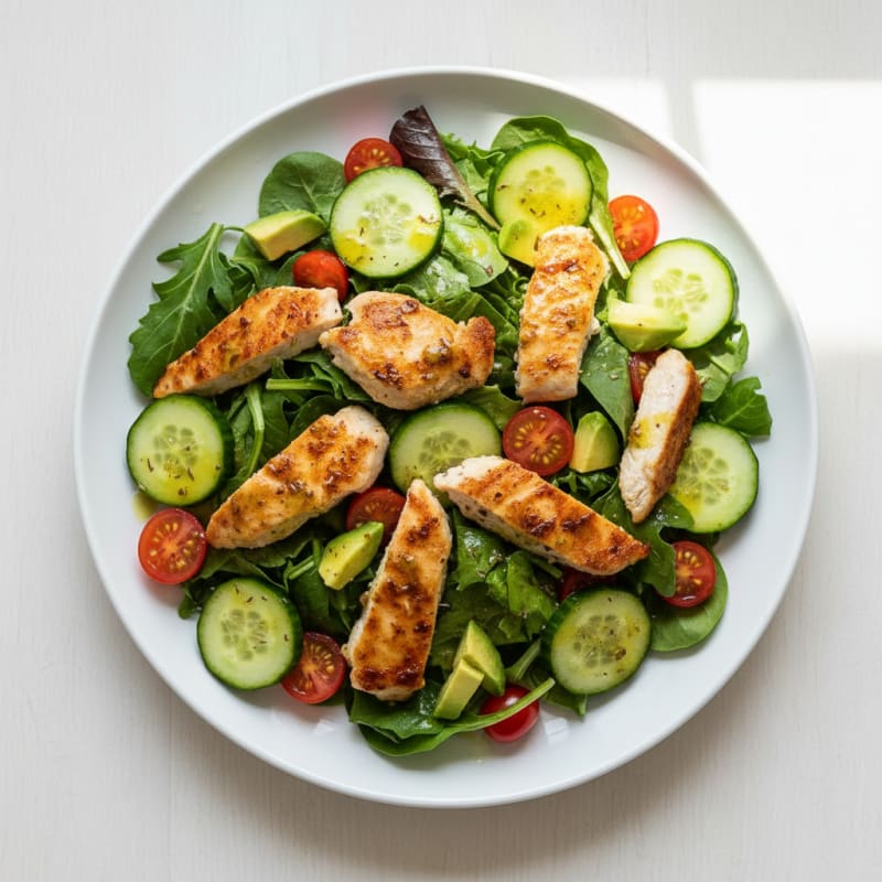 Quick Lemon Herb Chicken Salad
