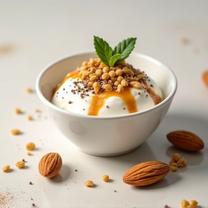 Greek Yogurt with Chia Seeds and Almond Butter