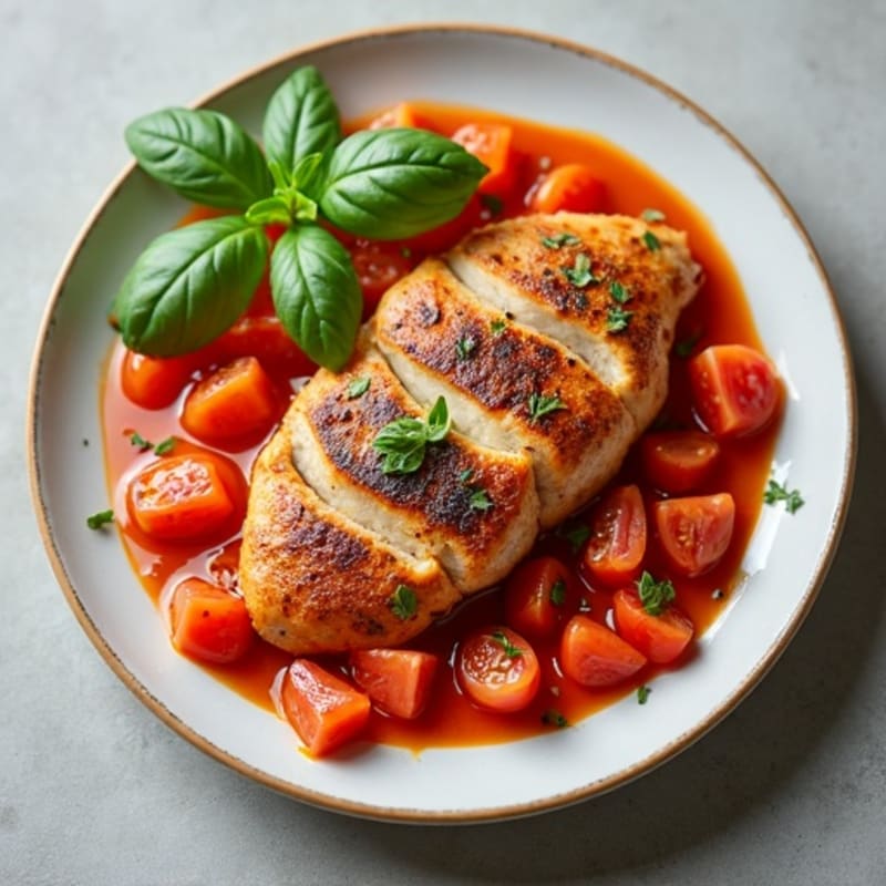 Spiced Chicken with Creamy Tomato Sauce