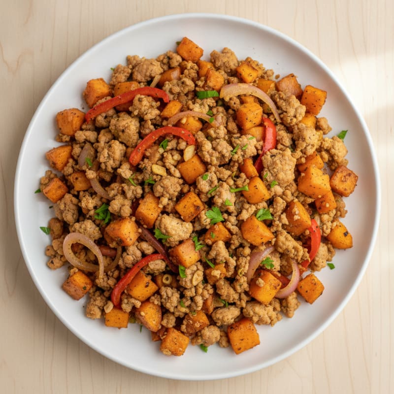 Turkey and Sweet Potato Hash