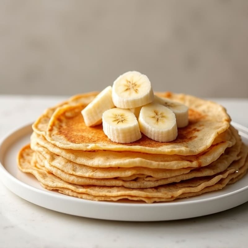 Protein-Packed Almond Butter Banana Crepes