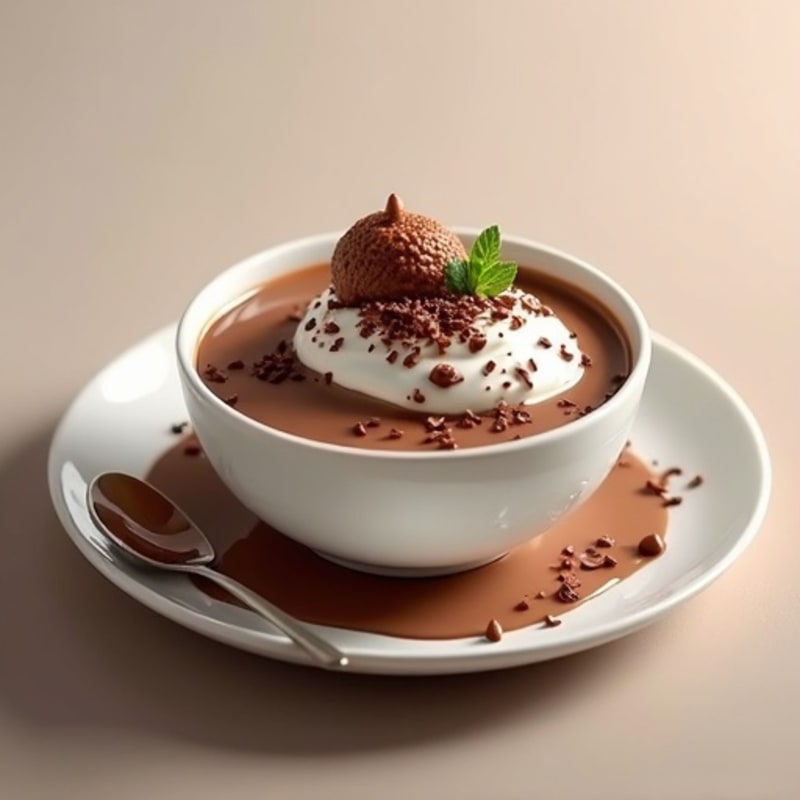 Silky Chocolate Protein Pudding with Greek Yogurt