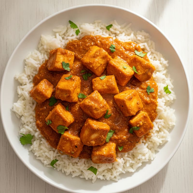 Spiced Butter Chicken with Basmati Rice