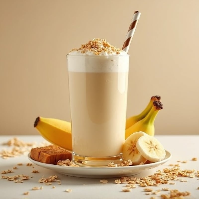 Creamy Vanilla Pre-Workout Protein Shake