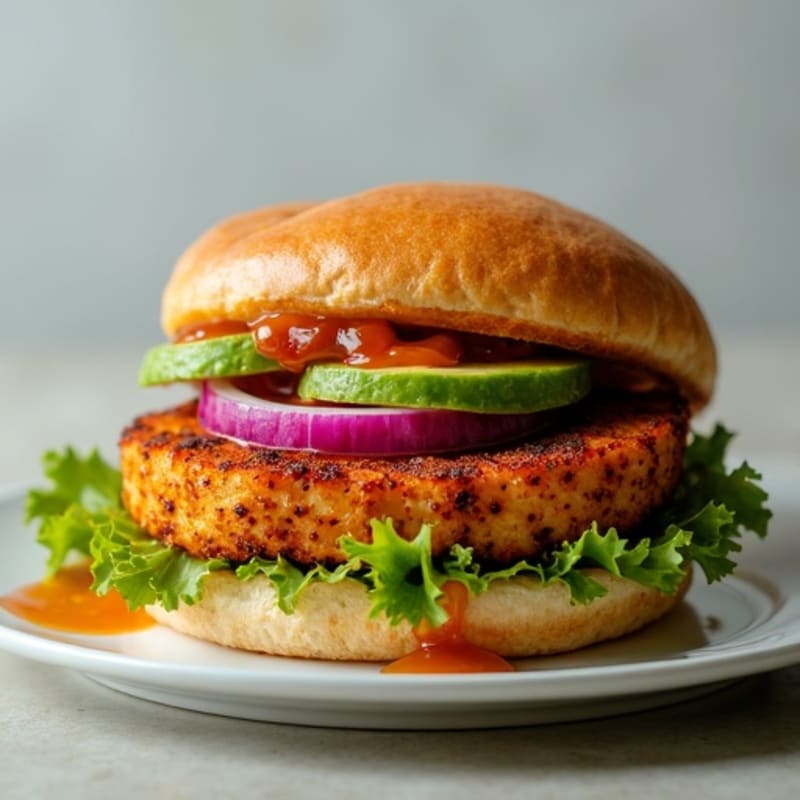 Crispy Smoky Tempeh BBQ Sandwich