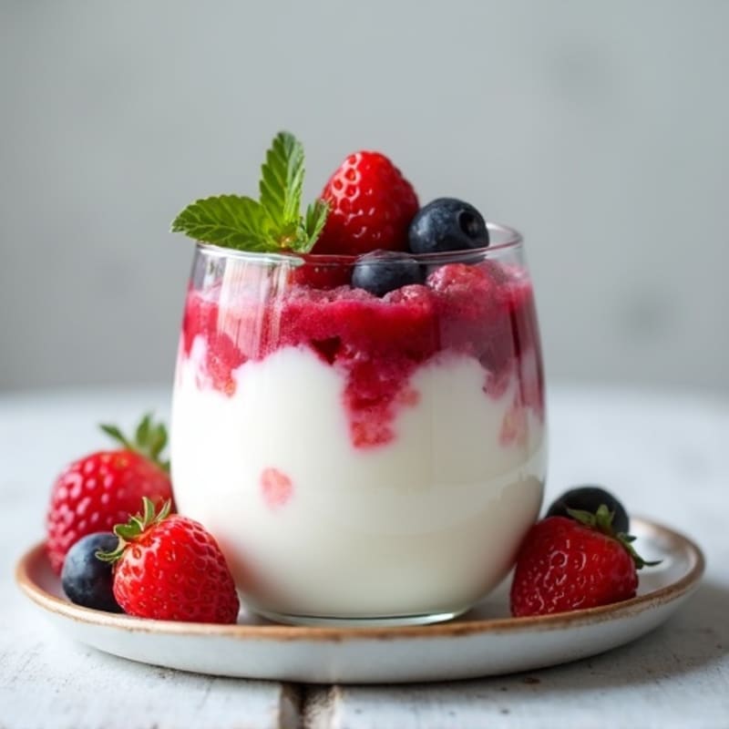 Greek Yogurt Protein Parfait with Berries
