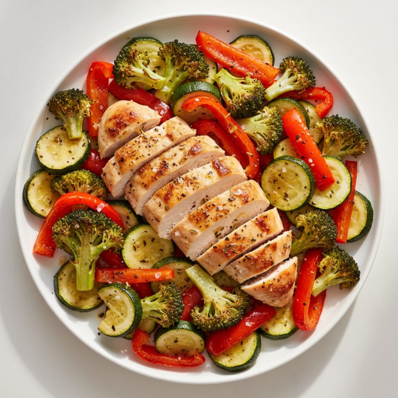 Sheet Pan Lemon Herb Chicken and Veggies