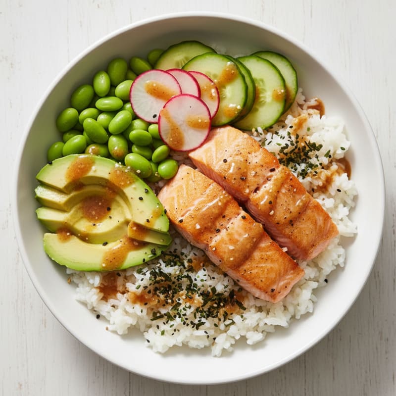 Salmon Sushi Rice Bowl