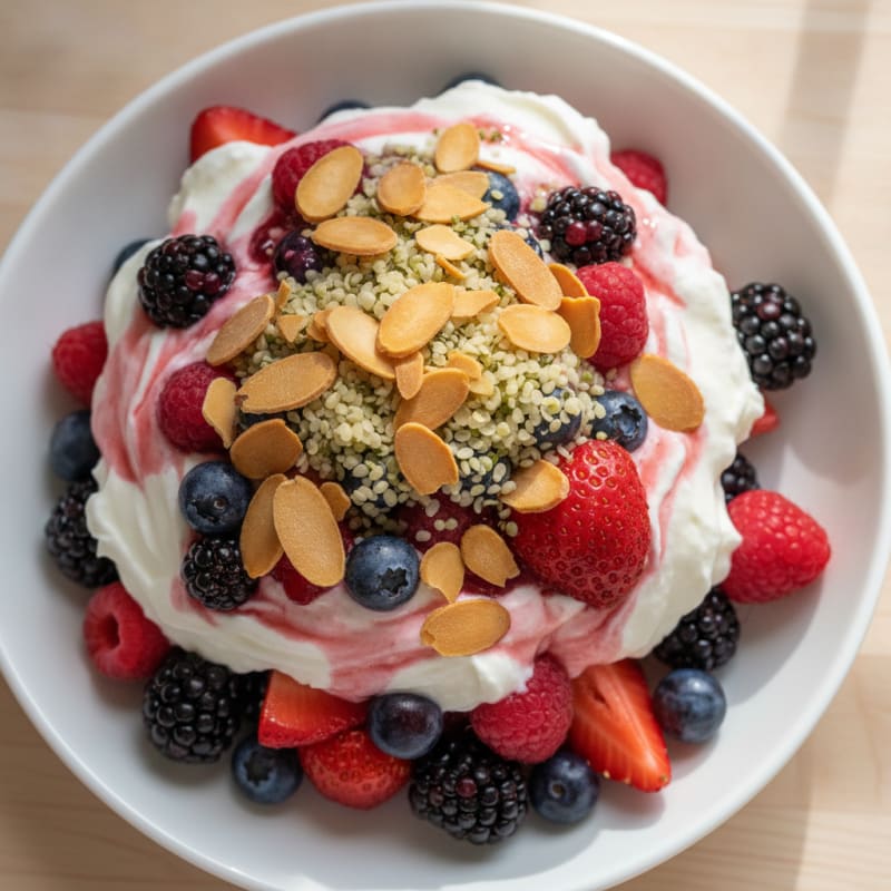 Greek Yogurt Protein Berry Parfait