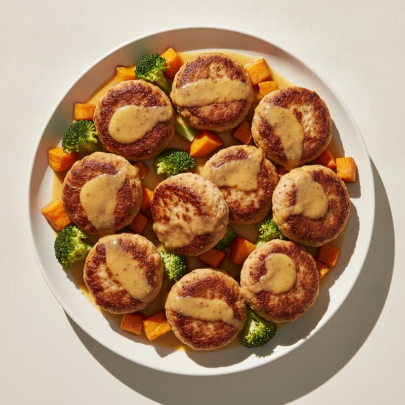 Savory Turkey Patties with Quick Pan Sauce