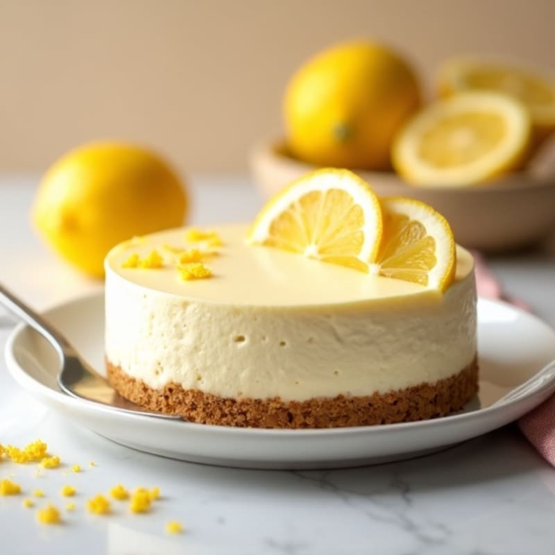 Creamy Greek Yogurt Protein Cheesecake