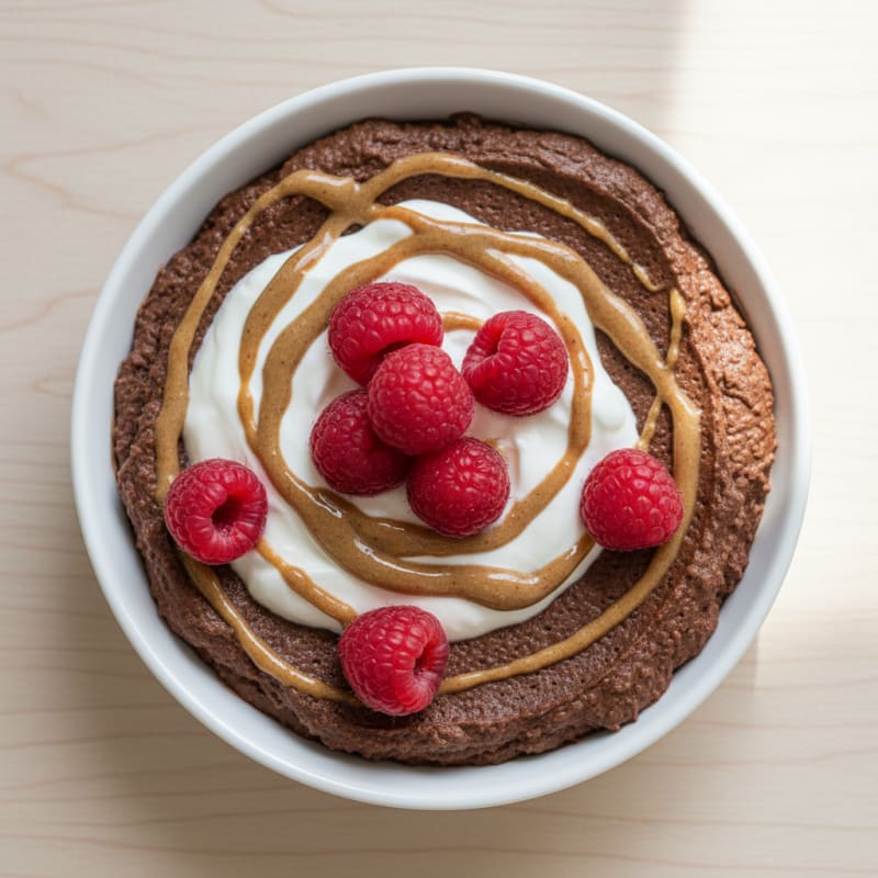Silky Chocolate Protein Pudding with Greek Yogurt