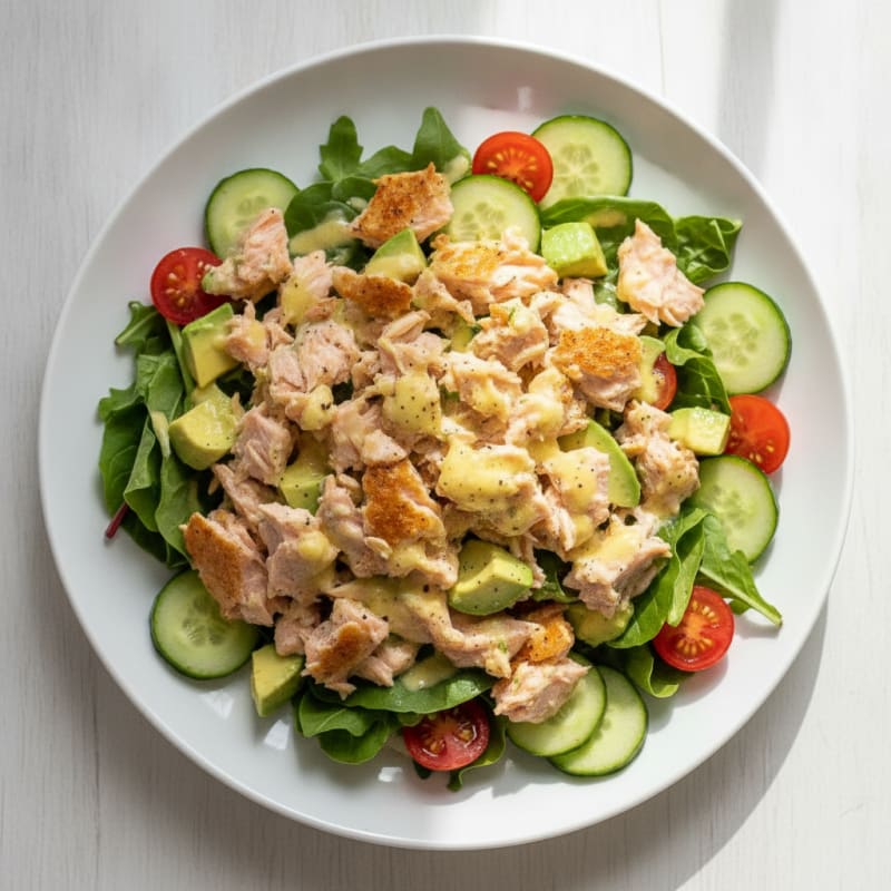 Lemon-Herb Canned Salmon Salad