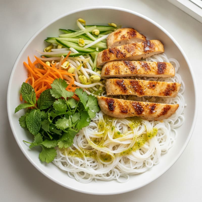 Chicken Vermicelli Noodle Bowl